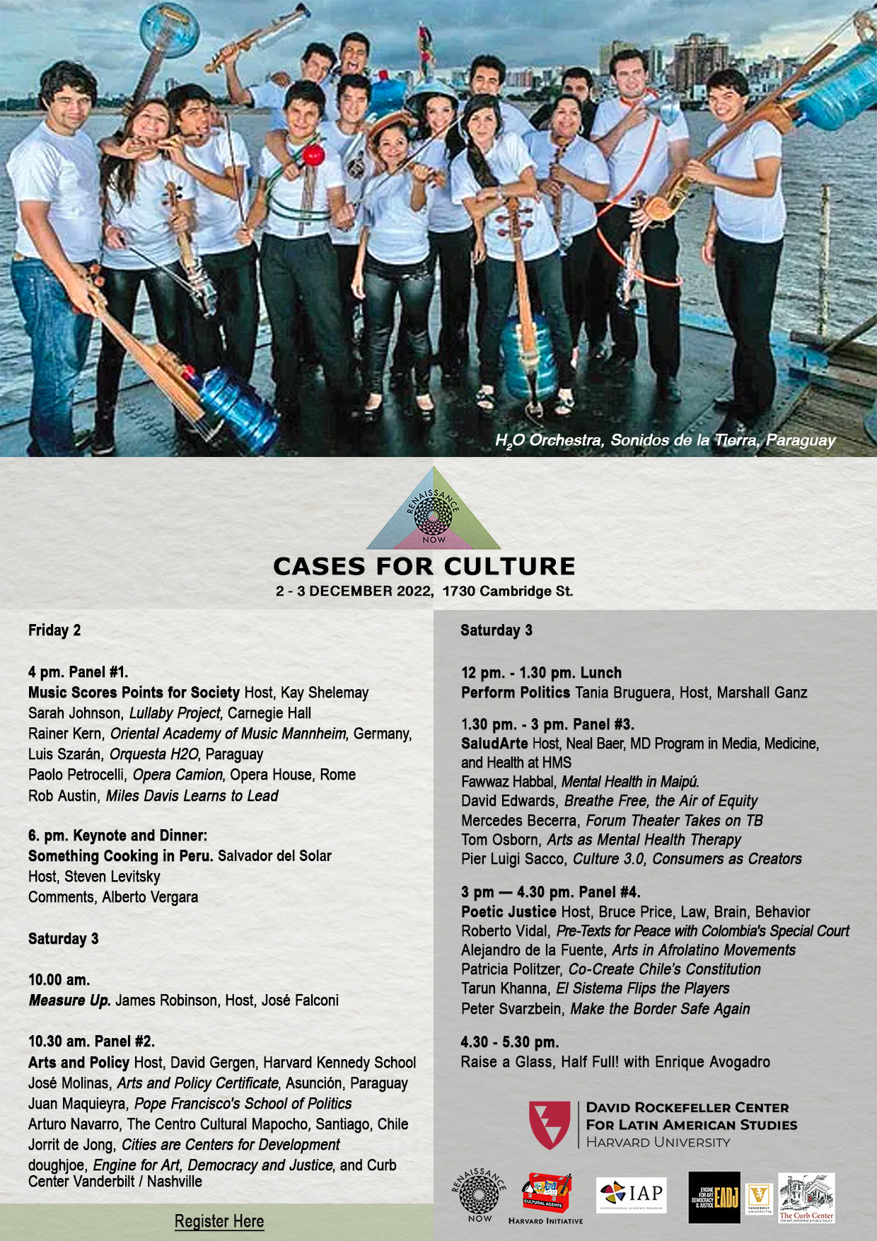2-3 December 2022 - Cases for Culture Conference